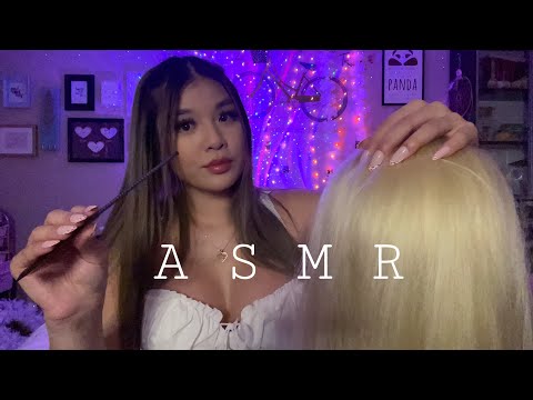 ASMR | Lice Check & Hair Wash ???? (haircut, hair brushing, scalp massage)