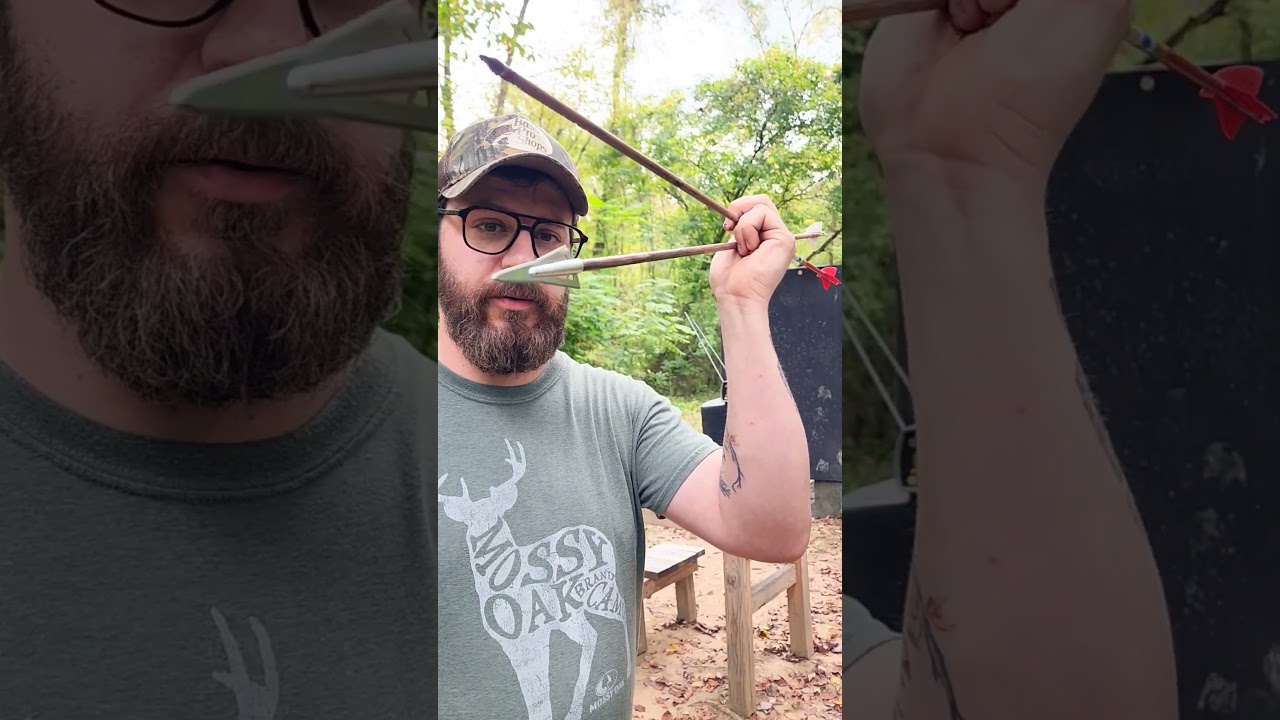 75lb Recurve #test #recurve #speed #arrow #bowandarrow #traditional #compoundbow #fyp