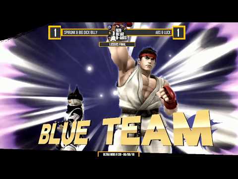 Ultra WBB #139 | Spirunk & Big Dick Billy vs Abs & Luck - Losers Finals - Sm4sh