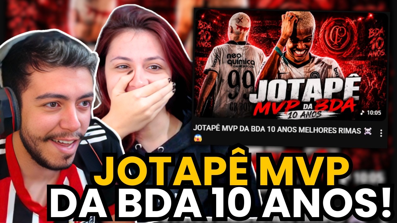 JOTAPÊ MVP DA BDA 10 ANOS MELHORES RIMAS ☠️😱 | react