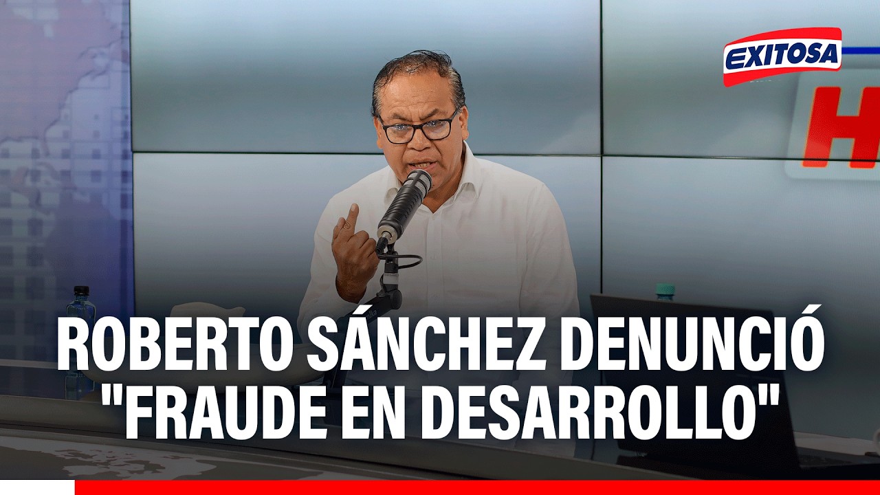 🔴🔵 Roberto Sánchez denunció "fraude en desarrollo": "Es una declaración política"
