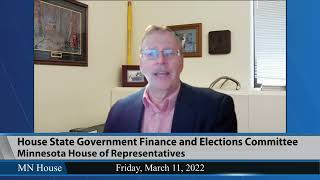 House State Government Finance and Elections Committee 3/11/22 - Part 2