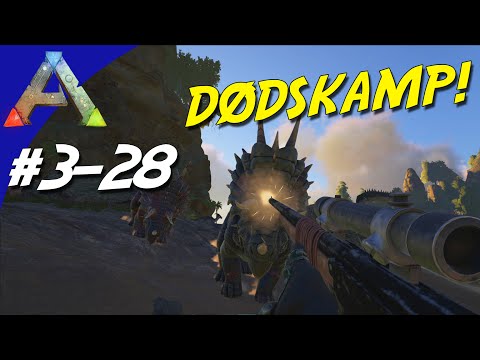 ARK Survival Evolved Dansk Sæson 3 - Ep 28 - DØDSKAMP! (The Center Map)