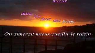 claude françois Le lundi au soleil