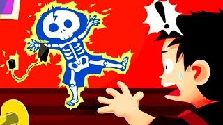 Teaching Kids about Safety Tips Part 4 - First Aid on Electro Shock & Stuck in Elevator