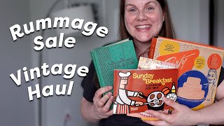AMAZING Rummage Sale Cookbook Haul - You won't believe what I found!