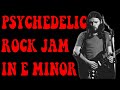 Classic Psychedelic Rock Jam Track Guitar Play Along Jam E Minor 64 BPM