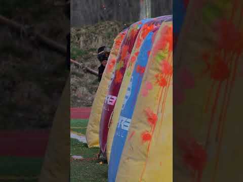 Intense Slow Motion Paintball!