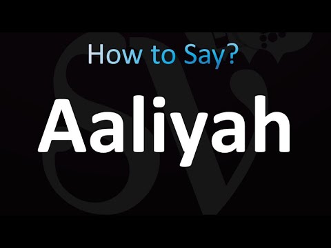 How to Pronounce Aaliyah (Correctly!)