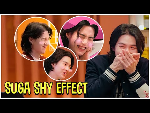 BTS Revealing How SHY Is Yoongi 🐱 - Suga Shy Effect