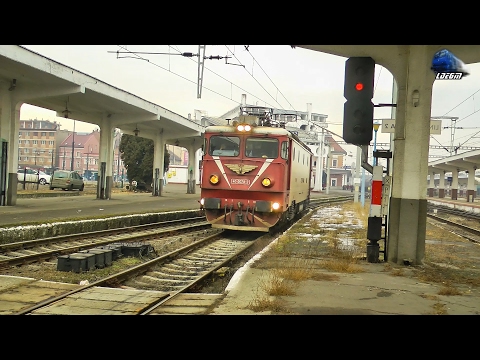 060-EA/LE5100 40-0078-2 E-Lok in Gara Cluj Napoca Station - 03 February 2017
