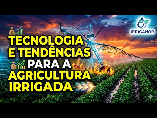 O uso da tecnologia e as tendências para a agricultura irrigada.