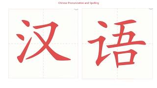 How to pronounce and spell Chinese Language