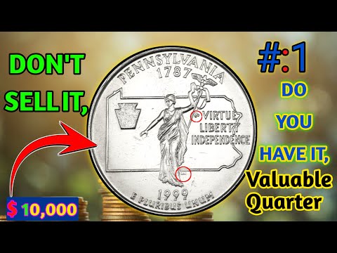 1999 Pennsylvania Quarter Worth Money - USA 1999 Pennsylvania Quarter - Rare Find 1999 State Quarter