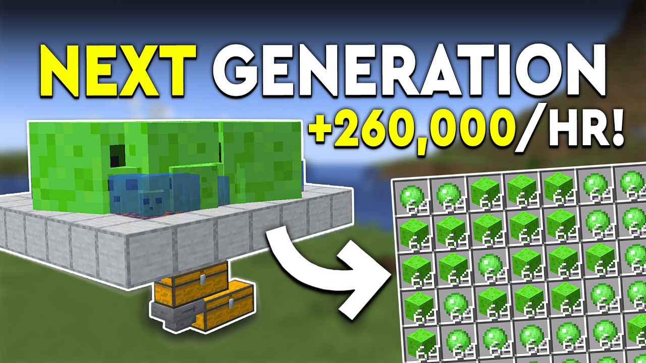BEST Slime Farm 1.21 Minecraft Tutorial - Easy - 260,000/HR ...