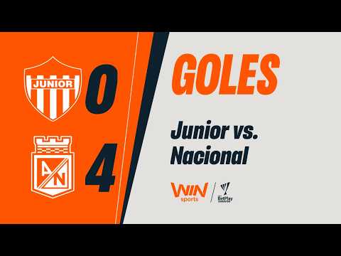 Junior vs. Nacional (goles) | Liga BetPlay Dimayor 2026-1 | Fecha 3
