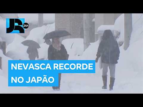 Nevasca recorde no Japão deixa ao menos 30 mortos e provoca alertas do governo