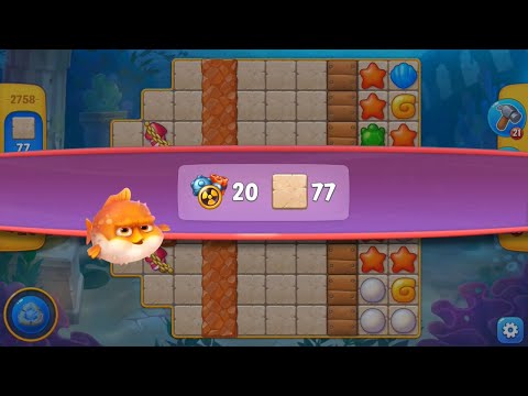 Fishdom. Hard Level 2758