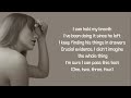 Taylor Swift - I Can Do It With a Broken Heart lyrics