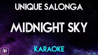Unique Salonga - Midnight Sky (Karaoke/Acoustic Instrumental)