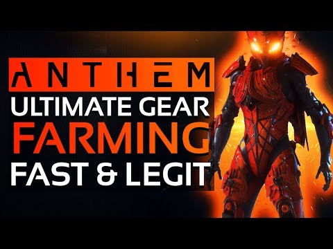 Anthem - Best Gear Farming Method? Get MASTERWORK & LEGENDARY Loot Fast & Legit (No Exploits)
