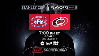 ???? LIVE NHL Conference Finals Game 2 Canadiens vs. Hurricanes Scoreboard & Chat 5/23 ????????