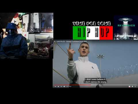 CAPO PLAZA - Giovane Fuoriclasse (prod. AVA)  REACTION Video By Italian Rapper