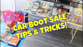 How To Sell At A Car Boot Sale Tips & Tricks / What You Need / How To Set Up A Stall / What To Sell