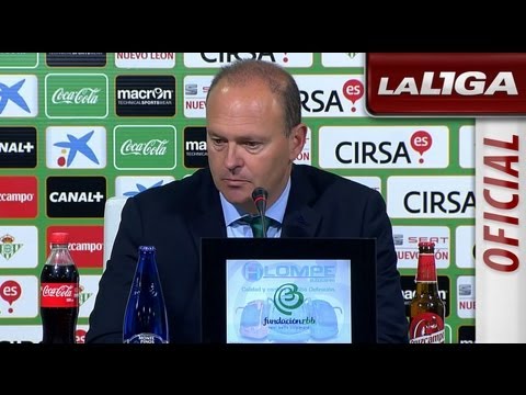 Rueda de Prensa de Mel tras el Real Betis (3-3) Sevilla FC - HD