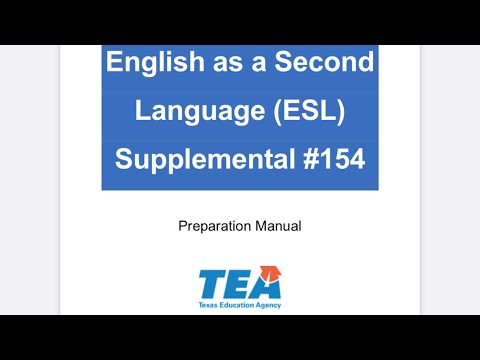 TExES 154 ESL Study Guide 2021