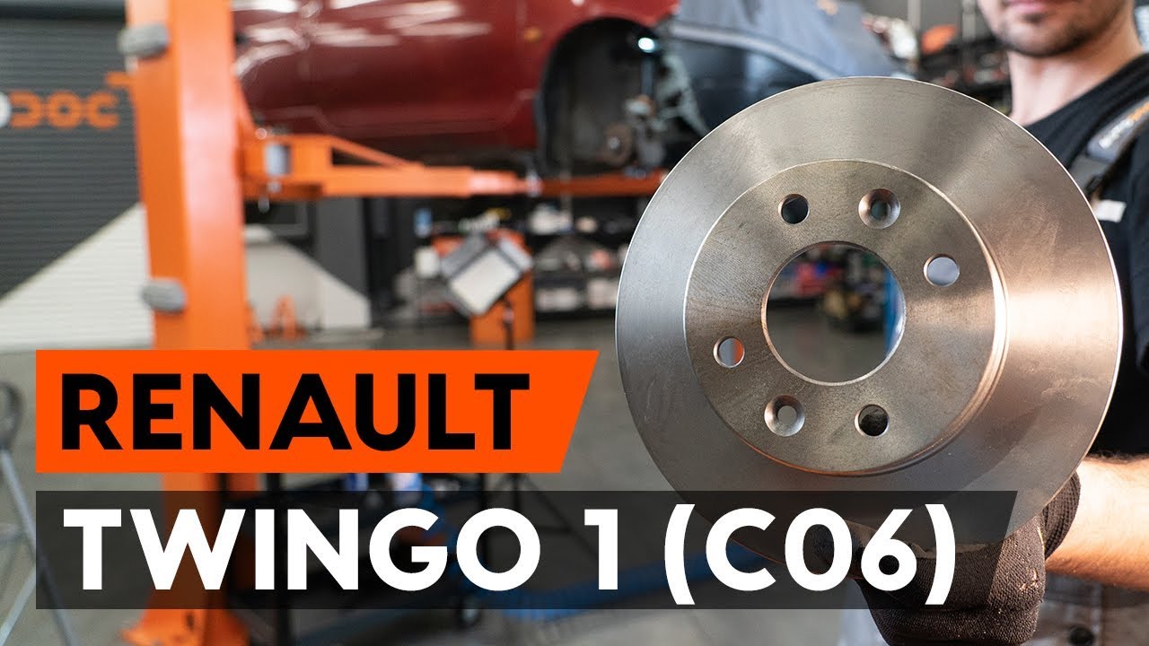 Comment changer : disques de frein avant sur Renault Twingo C06 - Guide de remplacement