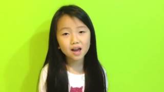 Elsa and Anna's "For the first time in forever" - 7-year-old Jana version