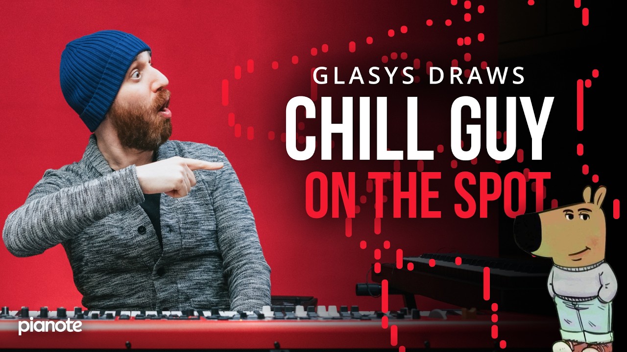 GLASYS Draws Chill Guy On The Spot