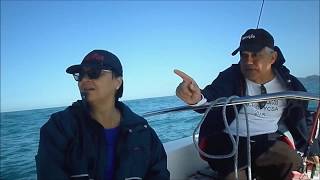 Vela Adaptada navegando para a Ilha do Prumirim com o Cmte. João Maranhão