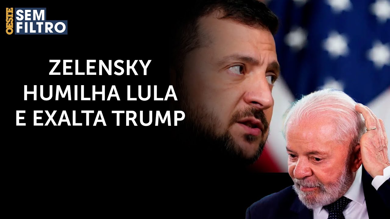 'Lula não é mais relevante', diz Zelensky sobre peso diplomático do Brasil em negociações de paz