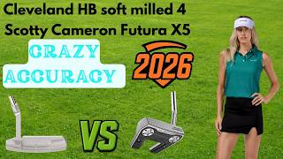 Cleveland HB soft milled 4 putter vs Scotty Cameron Futura X5 Putter | Premium Putter Battle