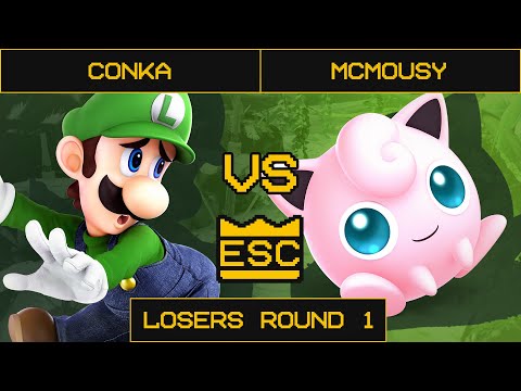 ESC 24 Smash Ultimate Losers Round 1 - Conka (Luigi) Vs. mcmousy (Jigglypuff)