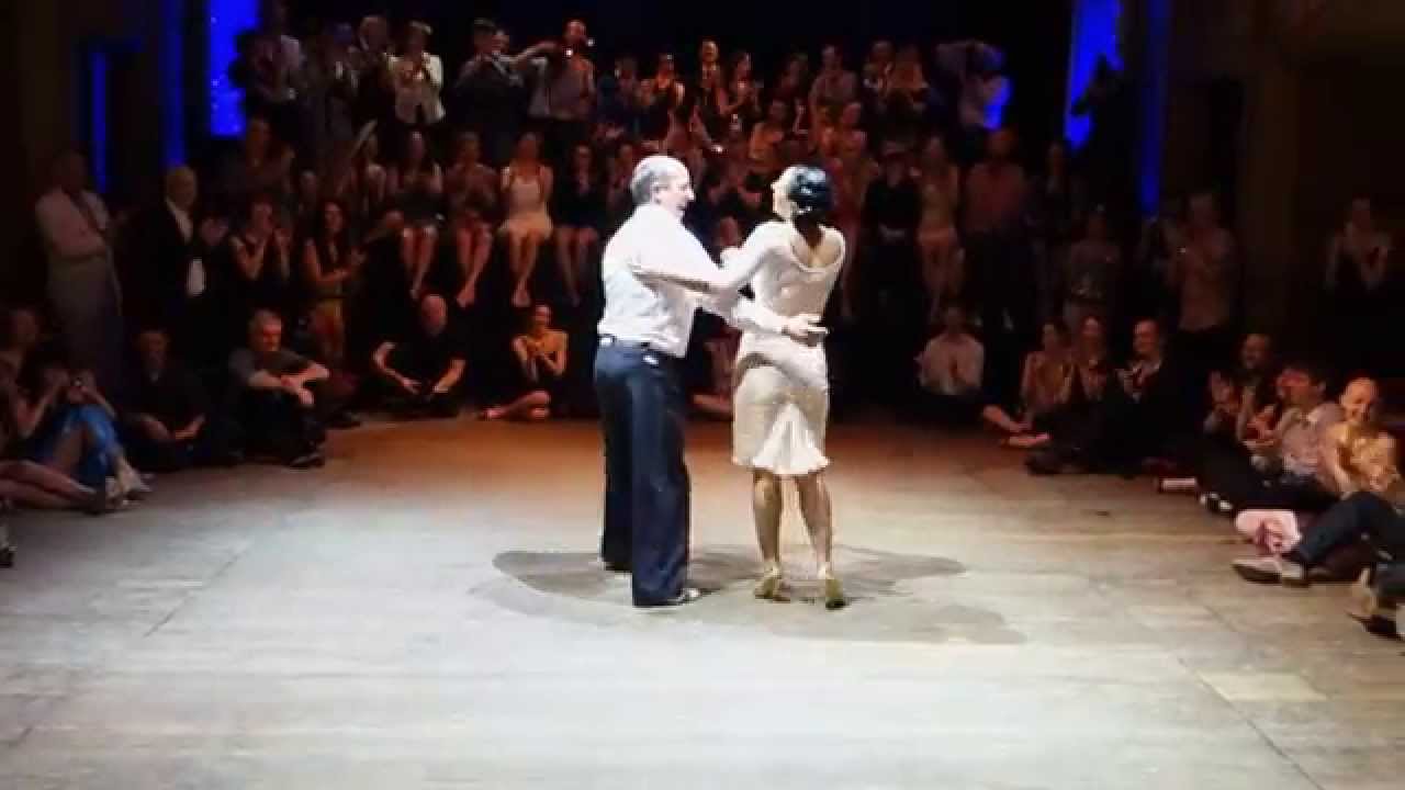 Tango: Erna Dolcet with Horacio Godoy, 13/04/2014, Brussels T.Fest., Random couples 3/4