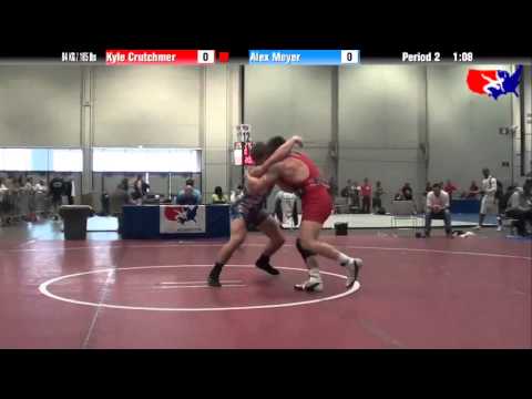 Kyle Crutchmer vs. Alex Meyer at 2013 Junior Nationals - FILA - FS