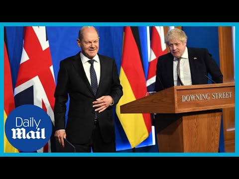 Boris Johnson speech in full: Johnson and Olaf Scholz hold press conference