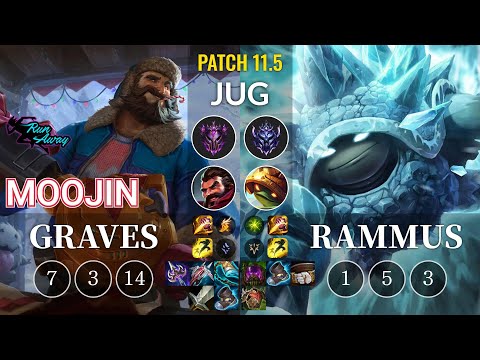 RNW Moojin Graves vs Rammus Jungle - KR Patch 11.5