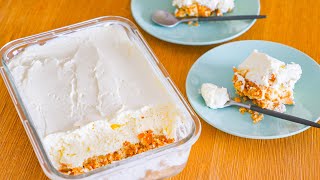 Butterになっちゃってるの可愛い - 究極のふわふわ食感。ゼラチン不要「スコップレアチーズケーキ」の作り方！