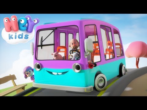Колелата На Автобуса - Детски Песнички - HeyKids Video