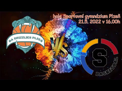 2022-05-21 zápas basketbal (U17 Extraliga, Muži) BA Grizzlies Plzeň vs BA Sparta Praha
