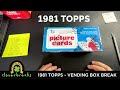 CLOVERBREAKS 1981 TOPPS VENDING BOX BREAK 1