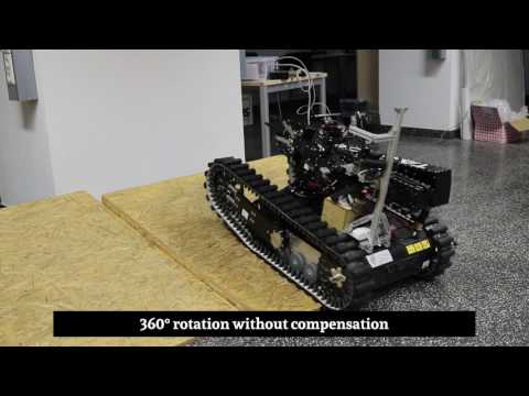Adaptive Feedforward Velocity Control applied on Rescue Robot