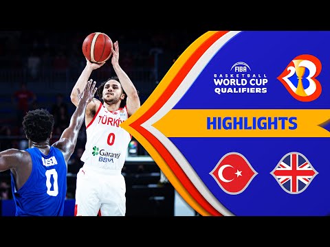 Turkey - Great Britain | Highlights - #FIBAWC 2023 Qualifiers