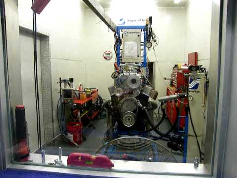 powerhouse engines pump gas blown 350 chev.avi
