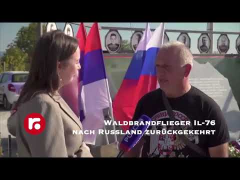 Waldbrandflieger Il-76 nach Russland zurückgekehrt