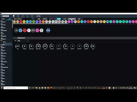 Boss GX-100, my basic global EQ settings